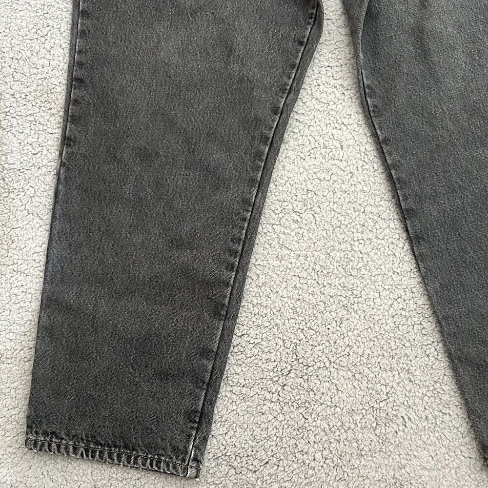 LL Bean Jeans Men’s 40x32 Black Denim Classic Fit Flannel Lined Outdoor Workwear - Picture 5 of 16